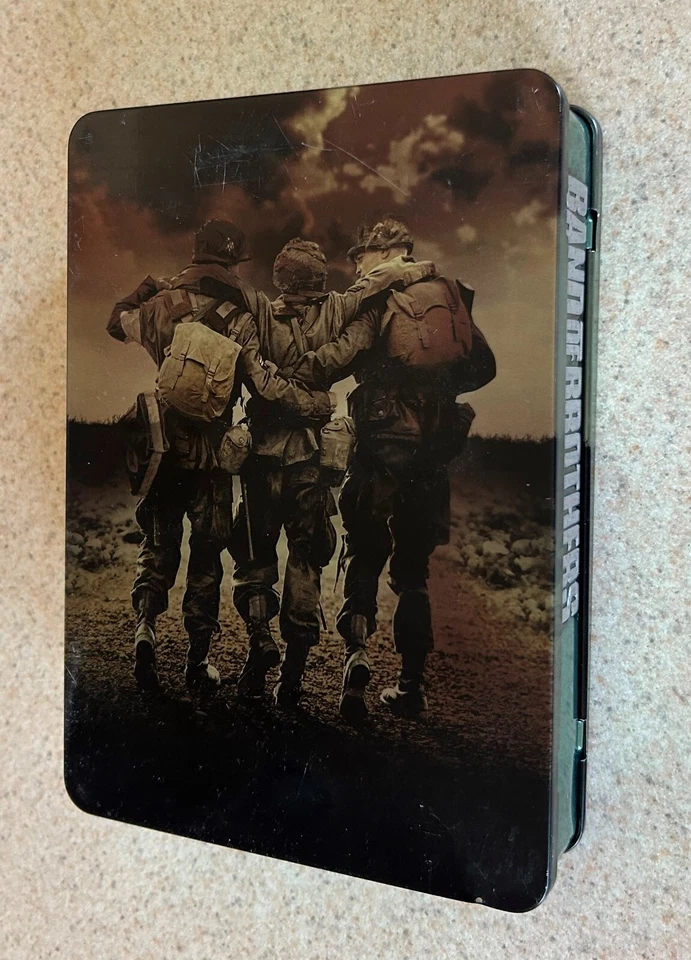 BAND OF BROTHERS Metal Box Set DVD -- Tom Hanks -- Steven Spielberg - Image 2 of 3
