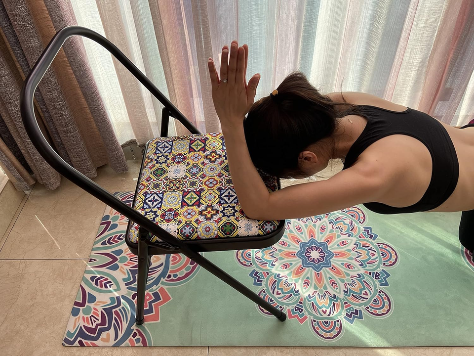 Aozora Backless Yoga Chair Prop Flexibility and Strength Training