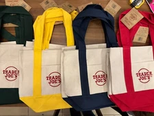 Trader Joe’s mini tote bags All 4 COLORS SOLD OUT 💥💥 Mini Tote Micro Tote