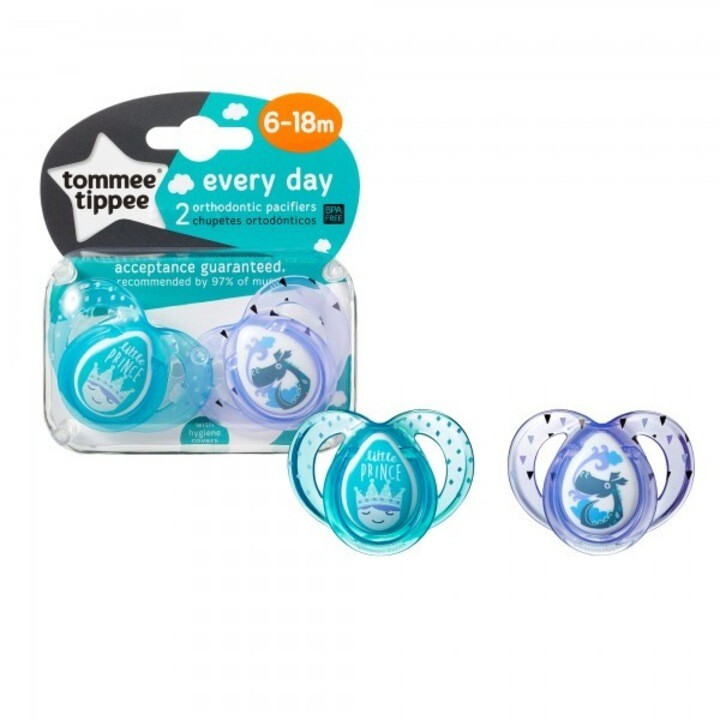 Tommee Tippee Little Prince Dummies 6-18 months UK