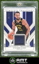Stephen Steph Curry 2024-25 Panini National Treasures 17/99 Timeless Jersey