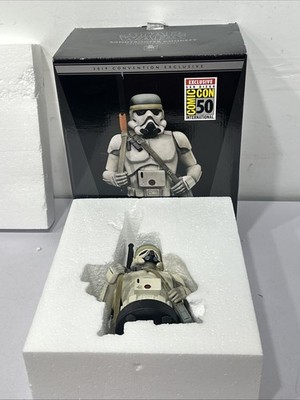 Star Wars Gentle Giant Sandtrooper McQuarrie concept mini bust