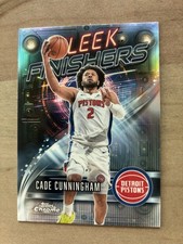 2025-26 Topps Chrome - Sleek Finishers Cade Cunningham #SF-14 Refractor