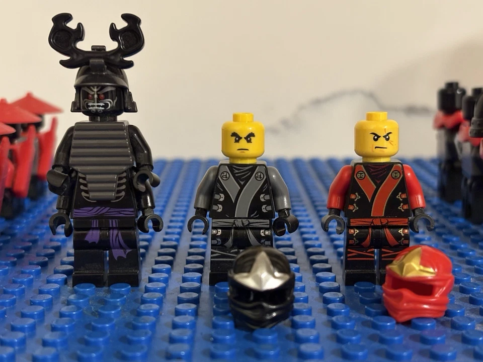 Lego Lot of 9 Ninjago Final Battle Minifigures - Stone Warrior, Scout, Etc - Image 2 of 4