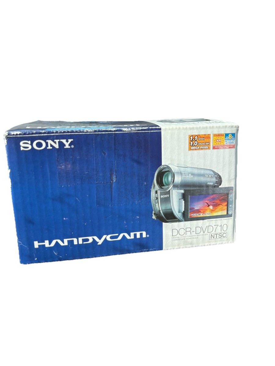 Sony DCR-DVD710 DVD, Flash Media Camcorder for sale online