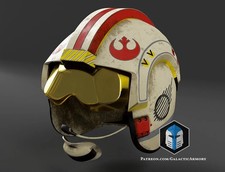 Rebellen Pilot Helm Star Wars Life Size | 3D Druck Cosplay Prop DIY Helmet Kit