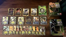 Lot of 140 Ben 10 Collectible Card Game Cards With 2 x Tins & Game Mat 2008 RARE