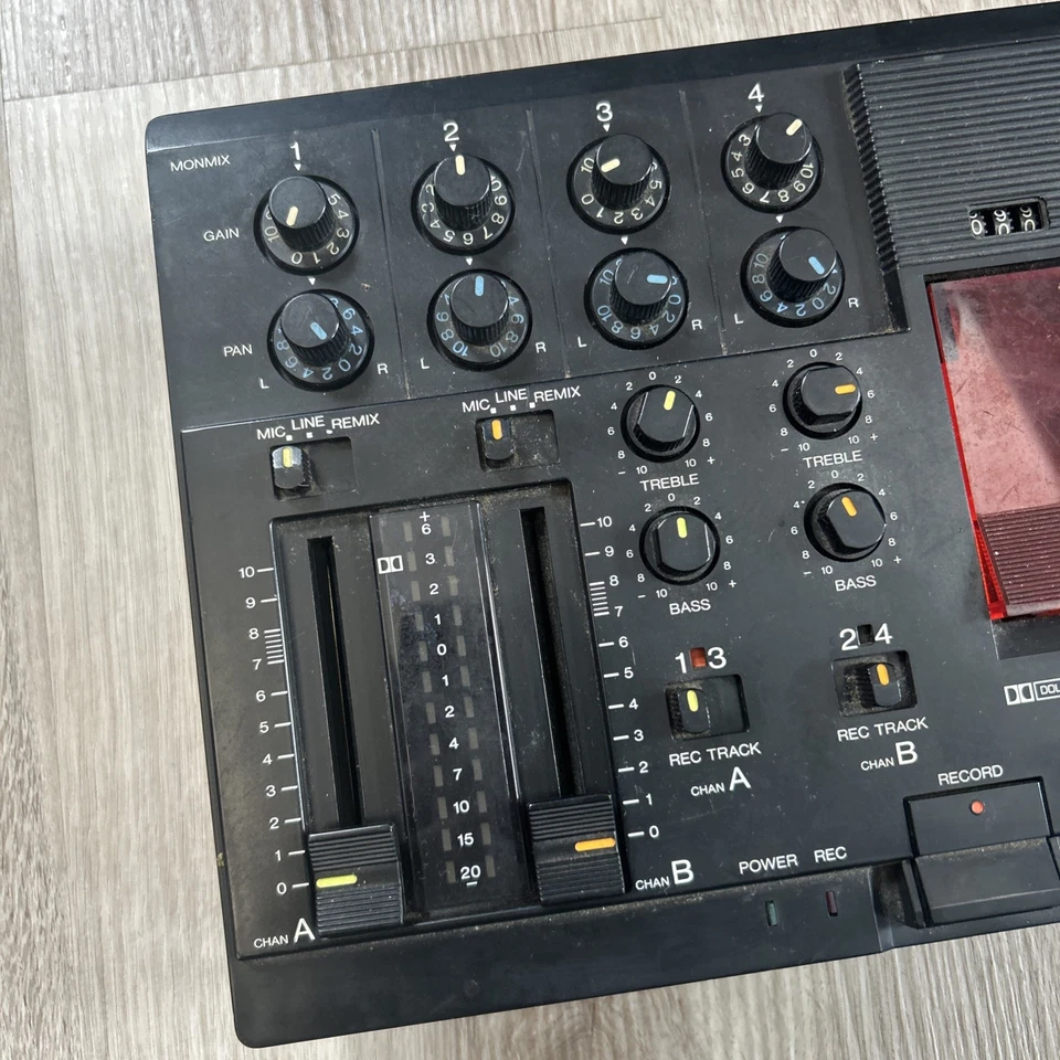 Fostex X-15 Multitracker Analog Cassette Tape Recorder No Power Supply UNTESTED - Image 2 of 4