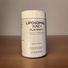 Liposomal NAC+ Platinum N-Acetyl L-Cysteine Vitamin C-Selenium Supplement 60 Day
