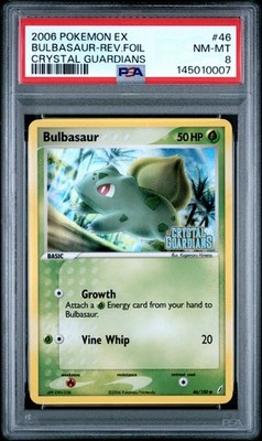 Bulbasaur 46/100 Crystal Guardians Reverse Holo for sale online | eBay