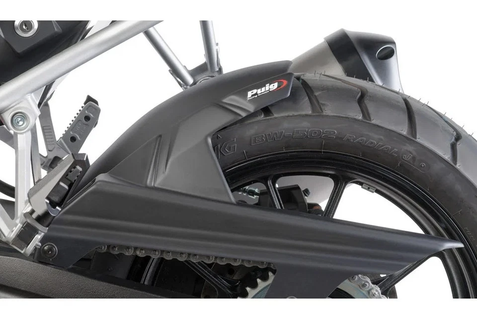 For Suzuki Vstrom 1000 2018 Puig 6477J Rear S Matte Black Fender - Image 2 of 2