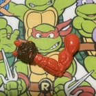 NEEDLENOSE 1990 TMNT Vintage Mega Mutant Body Part LEFT RED ARM 936R  Z14