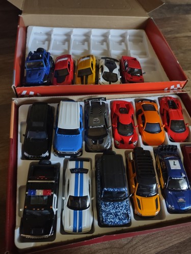 (17) 5 Inch Diecast Toy Cars NEW