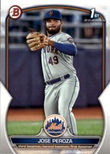 2023 Bowman Jose Peroza #BP-149 Prospects New York Mets 10M