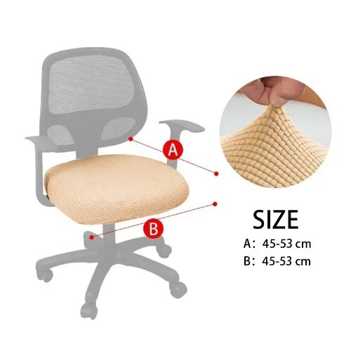 2024 Office Computer Seat Protective Split Seat Cover Anti-dust Cover ChairCover - Bild 44 von 46
