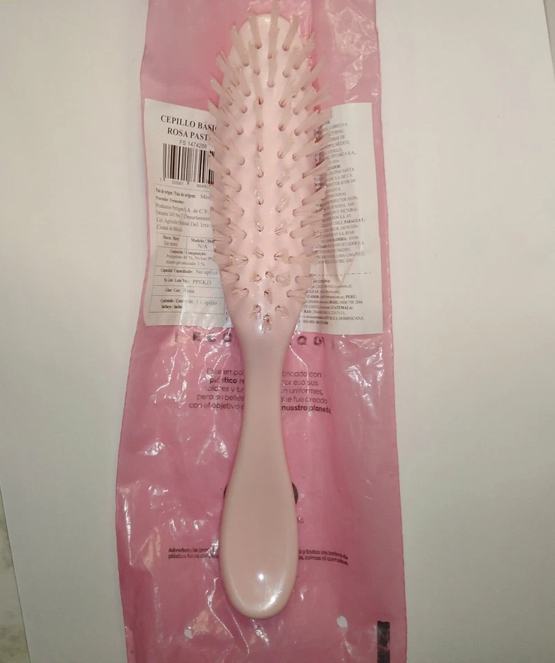 Avon Pink Hair Brush 8" SOFT bristles From Mexico ONE Piece - Image 2 of 4