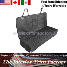 Waterproof Dog Car Seat Covers Pet Rear Row Back Seat Cover Bench Fits Honda