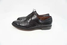 ALLEN EDMONDS LLOYD USED 11.5 C LEATHER WING TIP BROGUE OXFORDS/DRESS SHOES