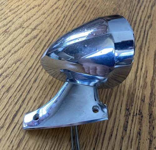 1970 70 Mopar E Body Cuda Challenger Chrome Remote LH Mirror 3454036