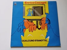 ENRICO CASAGNI ( EX  NUOVA IDEA ) QUALCUNO STANOTTE  LP ORIGINALE  prog psych 