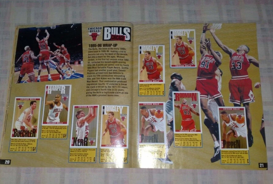 NBA Basketball 96-97 COMPLETE Album (-2) Panini Edition