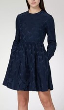 Mini Dress by Stella Mccartney Silk Blend Navy Size 10/38 Horse Print BNWT