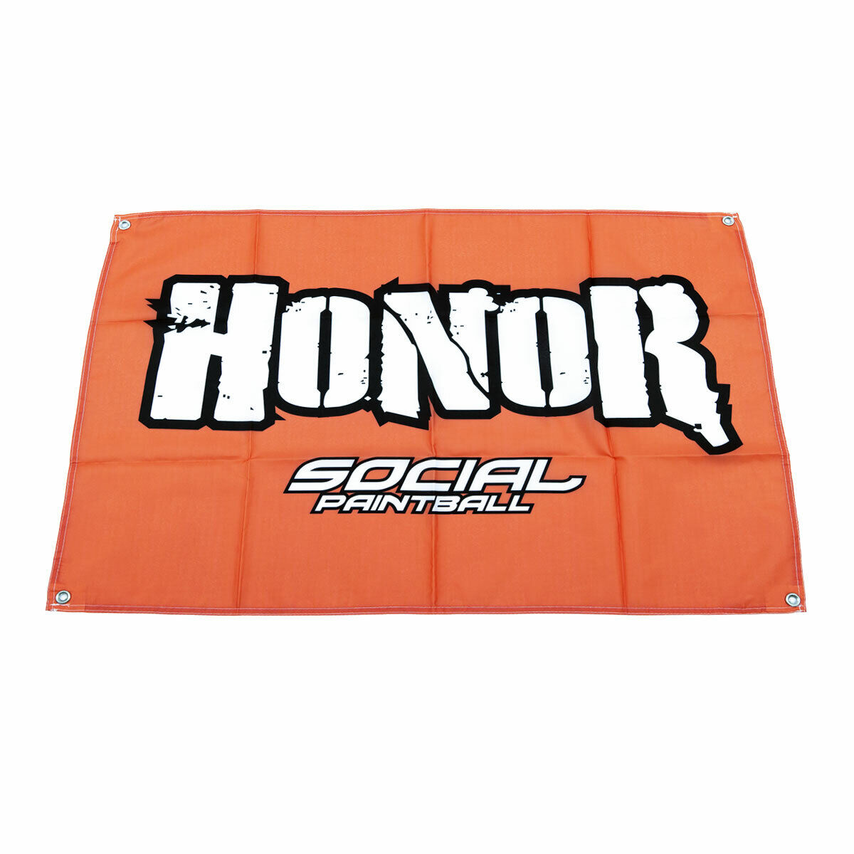 Social Paintball Dealer Banner - HONOR - 2' x 3' Red Black NEW free shipping