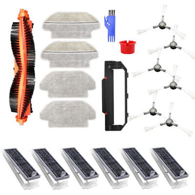 Cleaner Main Side Brush Filter Set for Viomi V2 Pro V-RVCLM21B Mijia STYJ02YM
