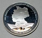 GERMANY 333 SILVER FIFA FOOTBALL COIN MEDAL INGOT BULLION