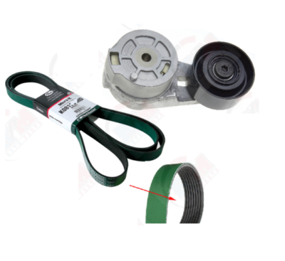 #ad #ad Gates Serpentine Belt amp; Tensioner for 94 02* Dodge Ram 5.9 5.9L Cummins With A C $118.15