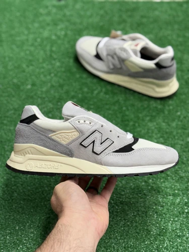 New Balance 998 MiUSA Teddy Santis Grey Cream Mens U998GB NEW Multi Sz