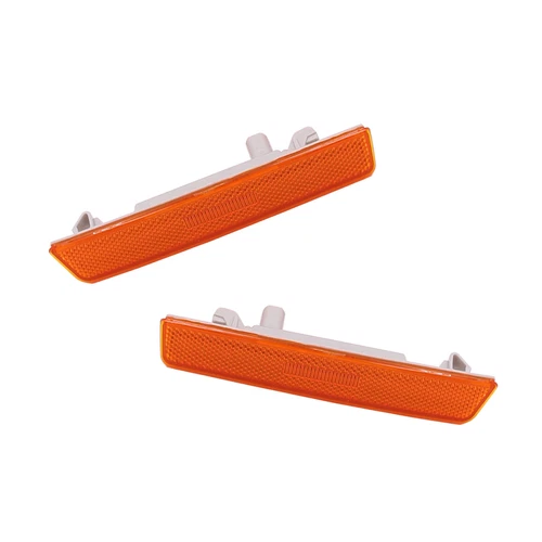 Pair of Front Side Marker Signal Park Light Lamp w/Buld Fit for 15-19 Challenger