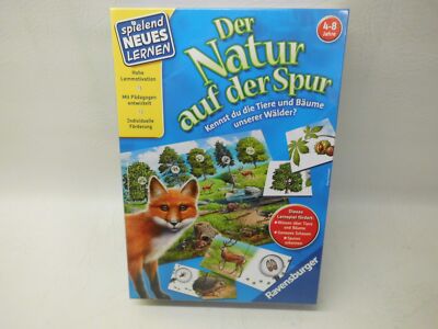 RAVENSBURGER - DER NATUR AUF DER SPUR - KENNST DU DIE TIERE UND WÄLDER ...? NEU