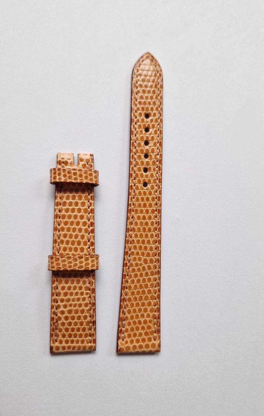 HERMÈS Bracelet de montre HERMES Cuir de Lézard 15 mm STRAP HERMES 15x12mm