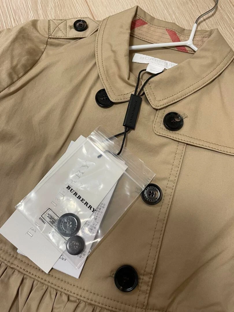 Abito Trench Burberry 4Y 110Cm Con Etichetta Mai