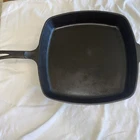 SEASONED Vintage Unmarked Wagner Ware Square Skillet Cast Iron RESTORED
