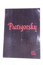 Gregor Piatigorsky 1956 Japan tour concert program Cello recital