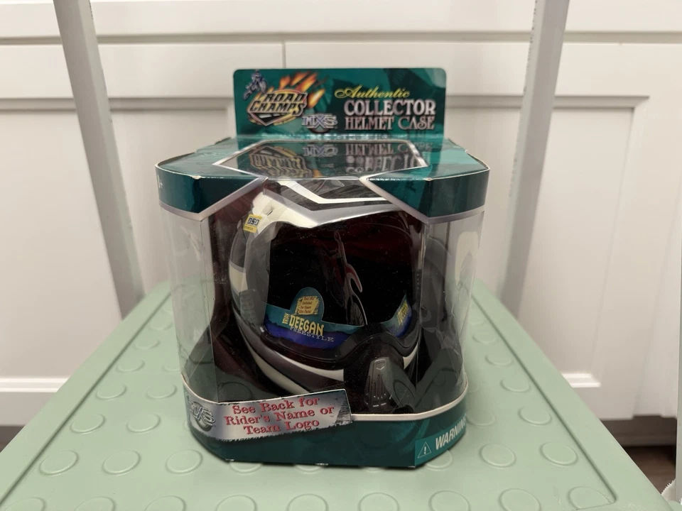 2000 Road Champs MXS Brian Deegan Collector Helmet Case Display Toy MX Rare New - Image 2 of 4