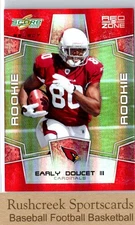 2008 Score Select #390 Early Doucet RC Rookie Red Zone /30