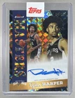 Dylan Harper 2025 Topps Finest Black Geometric Refractor Masters RC Auto 4/25