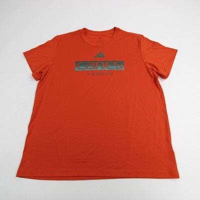 Miami Hurricanes adidas Aeroready Short Sleeve Shirt Women's XL