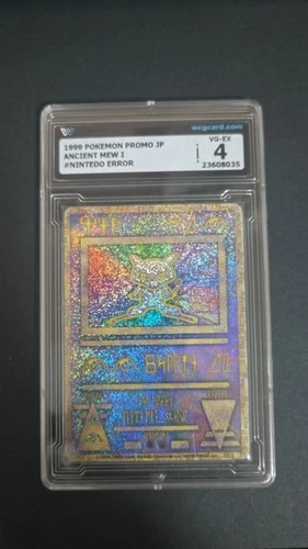 1999 POKEMON PROMO JP ANCIENT MEW #NINTEDO ERROR wcg 4 ≈ psa