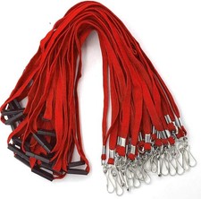 Lanyards Safety Red Lanyards Neck Flat Premium Breakaway Badge Lanyard with J...