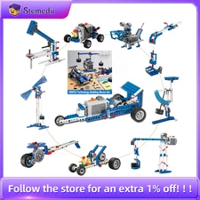 396PCS Technical MOC Building Blocks kit Power Functions STEM Toy for 9686 Model