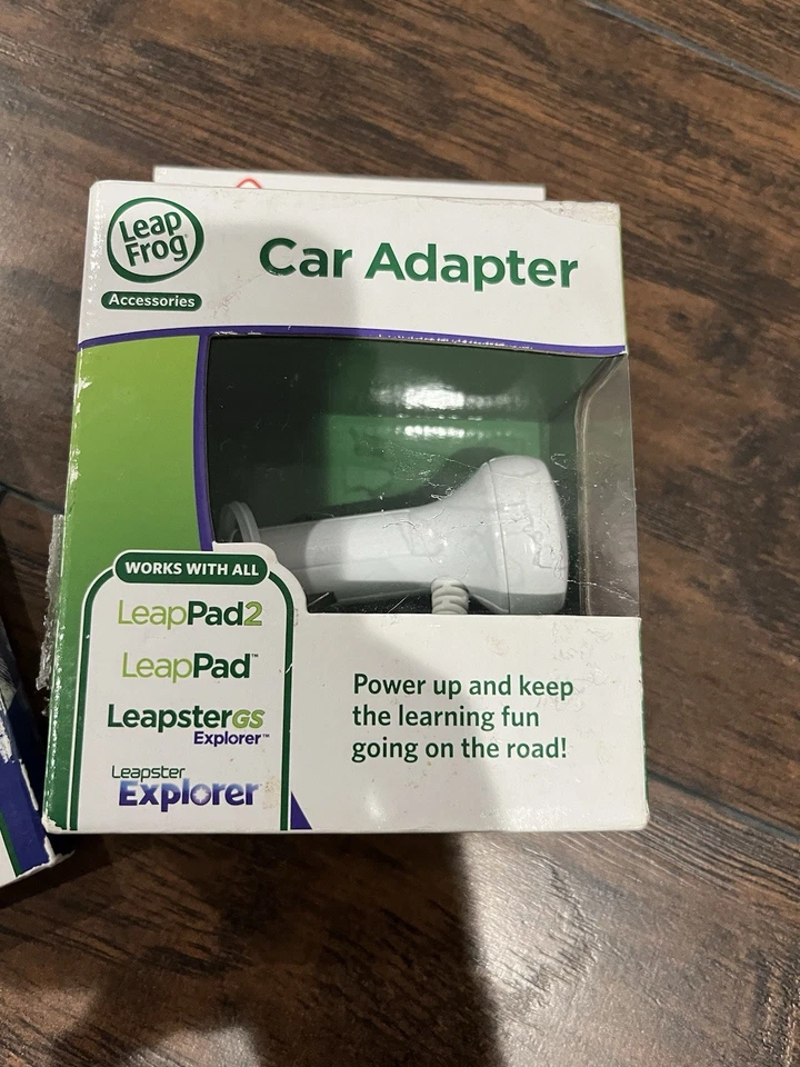Cargador de coche Leap Frog Leap Pad o Leapster GS y tarjeta de descarga de $20 nuevo Foto 3 de 4