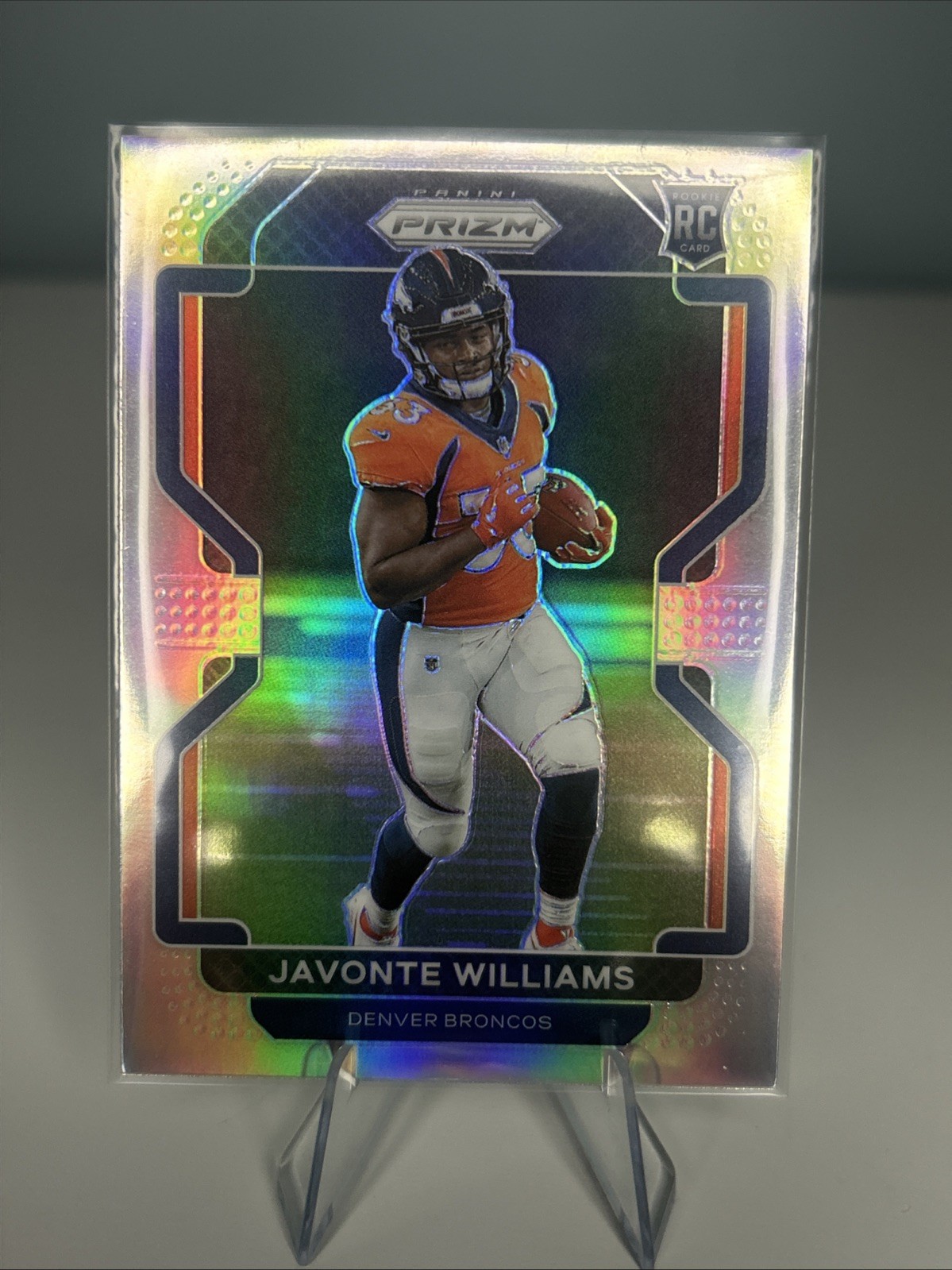 2021 Panini Prizm - Rookie Javonte Williams #345 Silver Prizm (RC)