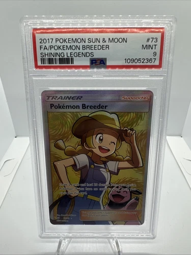 2017 Pokemon S & M Shining Legends #73 Pokemon Breeder PSA 9 MINT