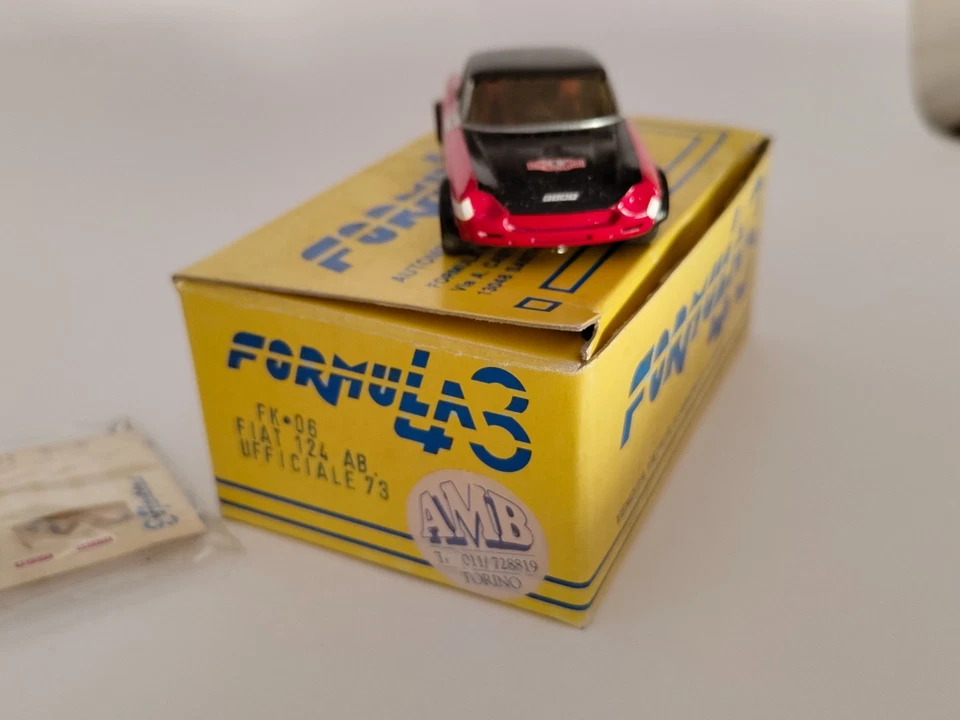 kit !/43 rally Fiat 124 abarth 1973 Racing43  parzialmente montato - Immagine 2 di 4