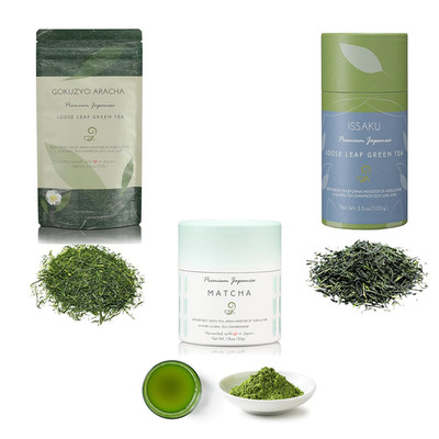 Premium Japanese Matcha & Green Tea Assortment - All-Natural, Non-GMO