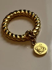 Loewe Women Accessory Scarf Ring Anagram Logo Vintage Limited Edition VHTF Popul